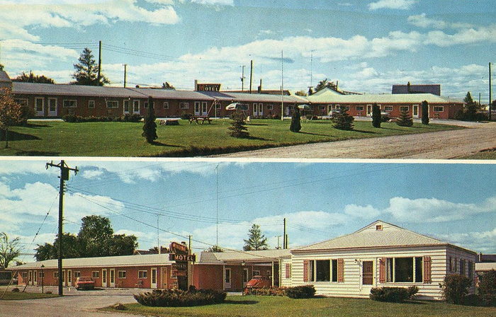 Aspen Motor Inn (Willing Motel) - Old Postcard Photo (newer photo)